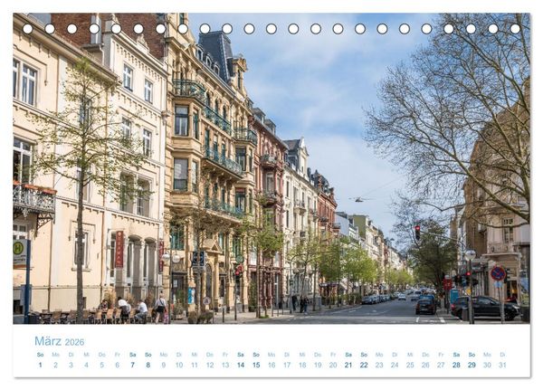 Produktbild: Daheim in Wiesbaden (Tischkalender 2026 DIN A5 quer), CALVENDO Monatskalender