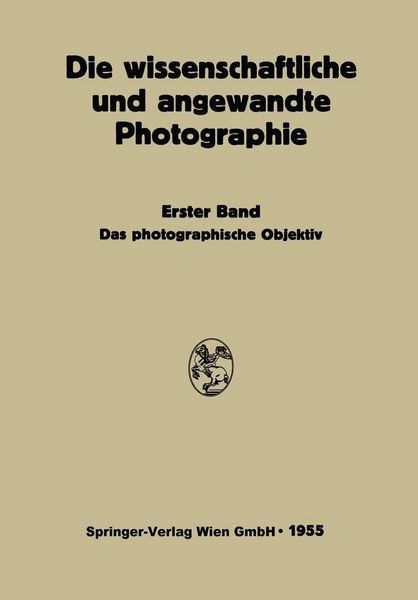 Produktbild: Das Photographische Objektiv