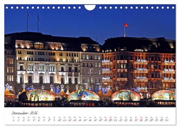 Produktbild: Alsteransichten in Hamburg (Wandkalender 2026 DIN A4 quer), CALVENDO Monatskalender