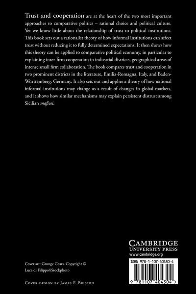 Produktbild: The Political Economy of Trust