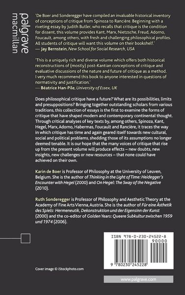 Produktbild: Conceptions of Critique in Modern and Contemporary Philosophy