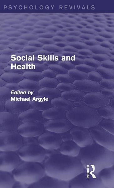 Produktbild: Social Skills and Health (Psychology Revivals)