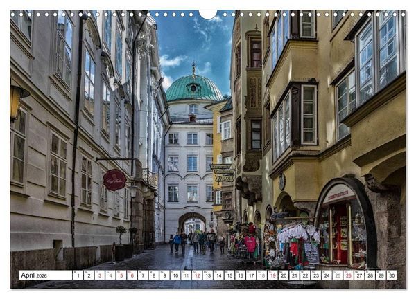 Produktbild: Tiroler Geschichten - Zwischen Innsbruck, Bergen und stillen Seen (Wandkalender 2026 DIN A3 quer), CALVENDO Monatskalender
