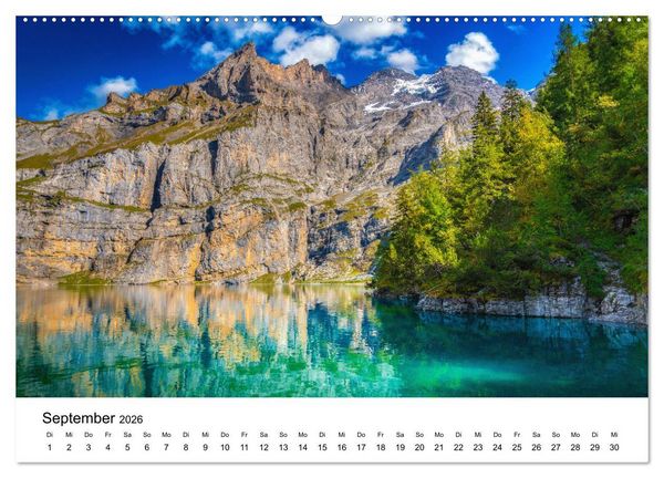 Produktbild: Wasserwelt Schweiz (hochwertiger Premium Wandkalender 2026 DIN A2 quer), Kunstdruck in Hochglanz
