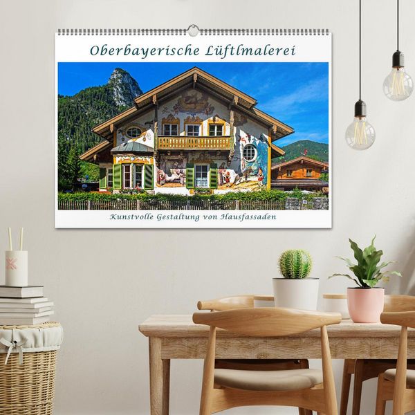 Produktbild: Oberbayerische L&uuml;ftlmalerei (Wandkalender 2026 DIN A2 quer), CALVENDO Monatskalender