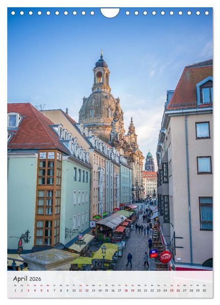 Produktbild: Dresden - Bilder aus Elbflorenz (Wandkalender 2026 DIN A4 hoch), CALVENDO Monatskalender