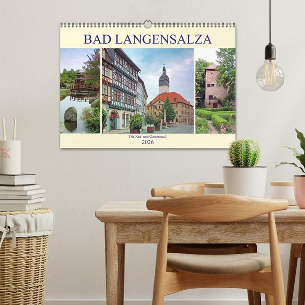 Produktbild: Bad Langensalza - Die Kur- und Gartenstadt (Wandkalender 2026 DIN A3 quer), CALVENDO Monatskalender
