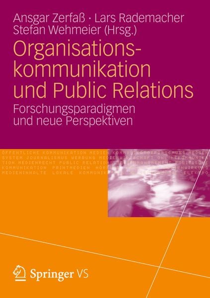 Produktbild: Organisationskommunikation und Public Relations