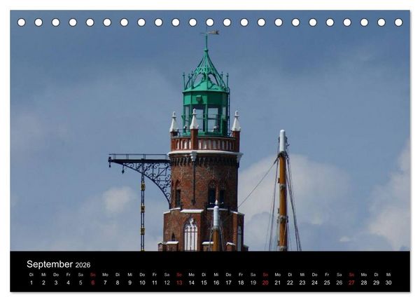 Produktbild: An der Nordsee (Tischkalender 2026 DIN A5 quer), CALVENDO Monatskalender