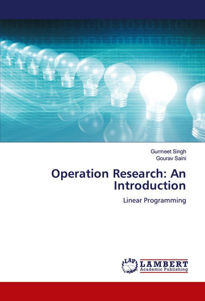 Produktbild: Operation Research: An Introduction