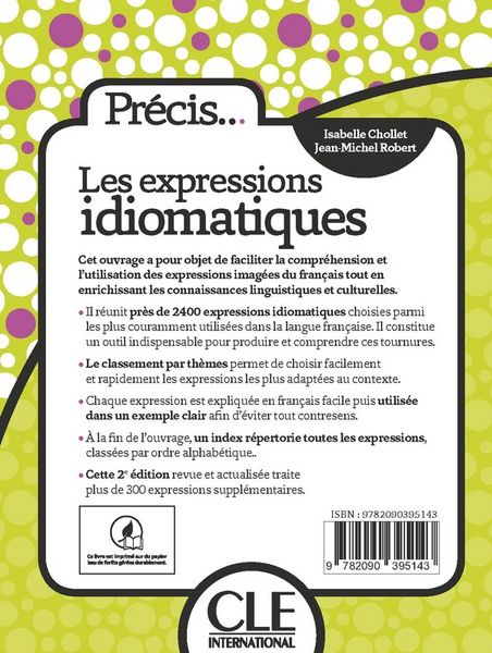 Produktbild: Les expressions idiomatiques - 2eme edition