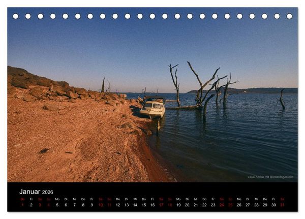Produktbild: SAMBIA IM HERZEN AFRIKAS (Tischkalender 2026 DIN A5 quer), CALVENDO Monatskalender