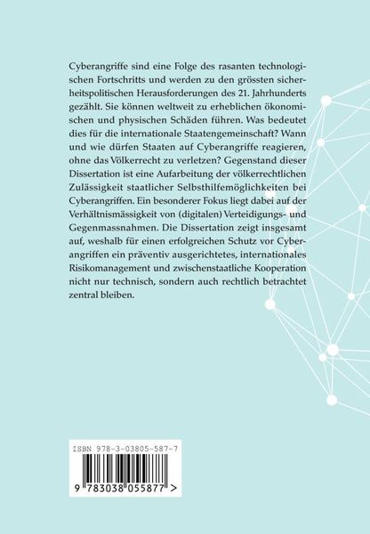 Produktbild: Cyberangriffe und V&ouml;lkerrecht