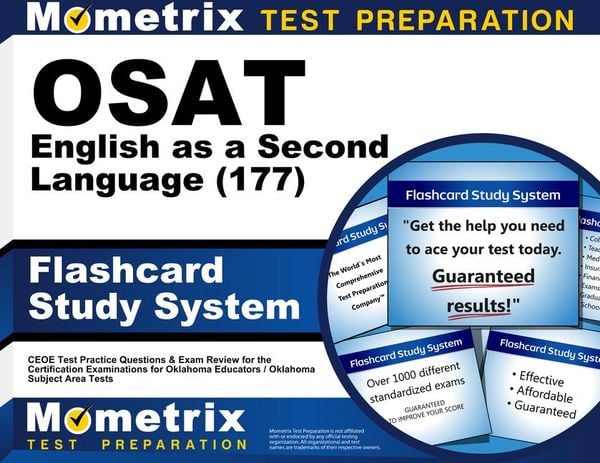 Produktbild: OSAT English as a Second Language (177) Flashcard Study System