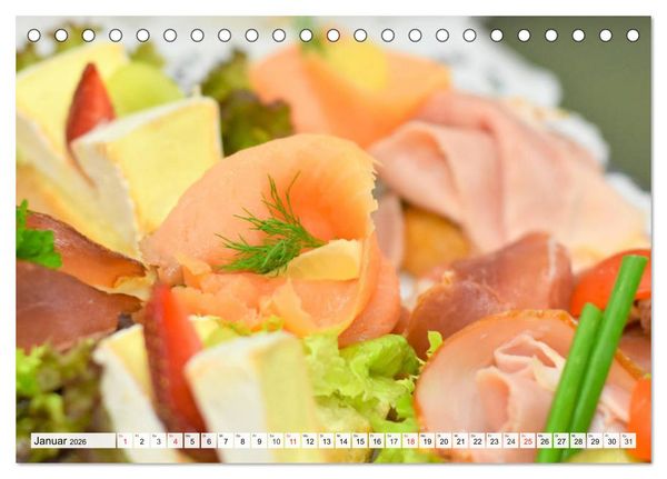 Produktbild: Bistronomie. Impressionen aus der gehobenen K&uuml;che (Tischkalender 2026 DIN A5 quer), CALVENDO Monatskalender