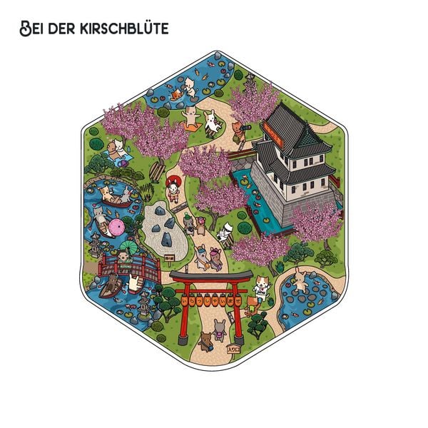 Produktbild: Mini-Sticker-Szenen - Cozy Mini-Japan I 3D-Sticker