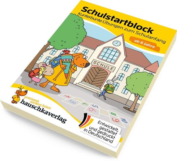 Produktbild: Schulstart-Block ab 6 Jahre &ndash; Kunterbunte &Uuml;bungen zum Schulanfang
