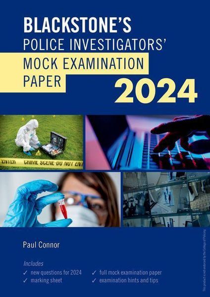 Produktbild: Blackstone's Police Investigators Mock Exam 2024