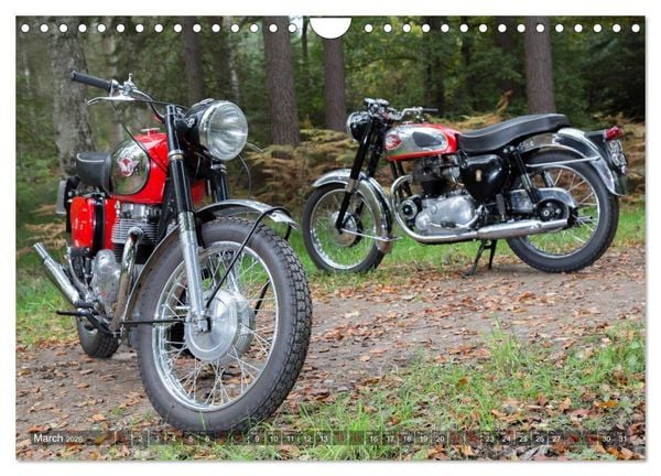 Produktbild: Classic Motorcycles (Wall Calendar 2026 DIN A4 landscape), CALVENDO 12 Month Wall Calendar