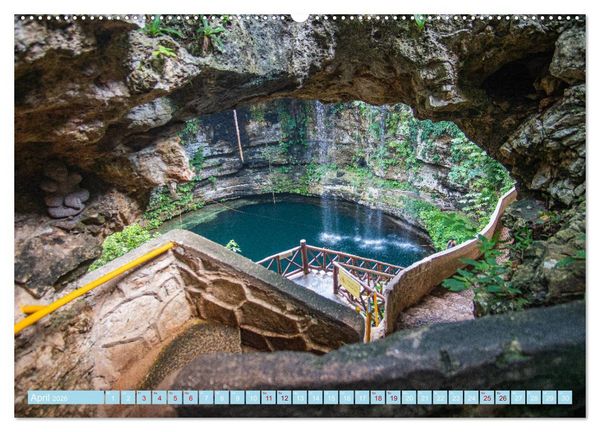 Produktbild: Mexiko - Die wundersch&ouml;ne Halbinsel Yucat&aacute;n Fotokalender 2026 (hochwertiger Premium Wandkalender 2026 DIN A2 quer), Kunstdruck in Hochglanz