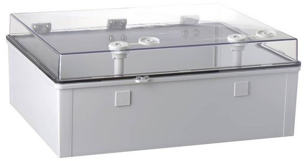 Produktbild: TRU COMPONENTS TC-PSC-40x50x20 Schaltschrank 400 x 500 x 200 ABS, Polycarbonat Hellgrau 1St.