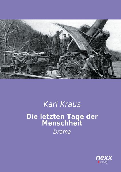 Produktbild: Kraus, K: Die letzten Tage der Menschheit