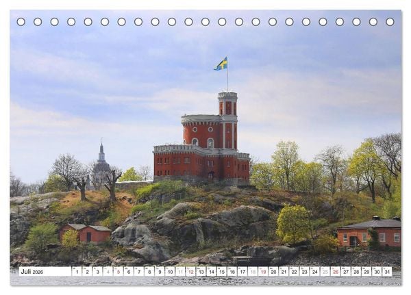 Produktbild: Landmarken der Ostsee (Tischkalender 2026 DIN A5 quer), CALVENDO Monatskalender