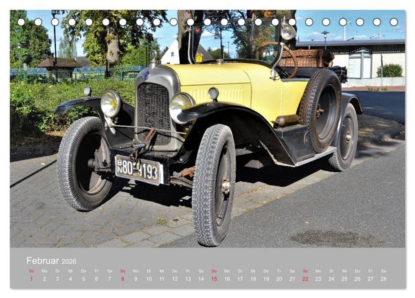 Produktbild: OLDTIMER-Event (Tischkalender 2026 DIN A5 quer), CALVENDO Monatskalender