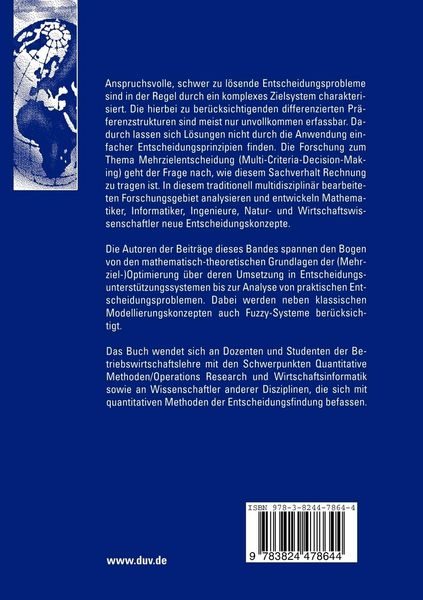 Produktbild: Multi-Criteria- und Fuzzy-Systeme in Theorie und Praxis