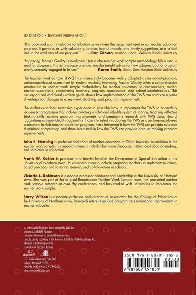 Produktbild: Improving Teacher Quality