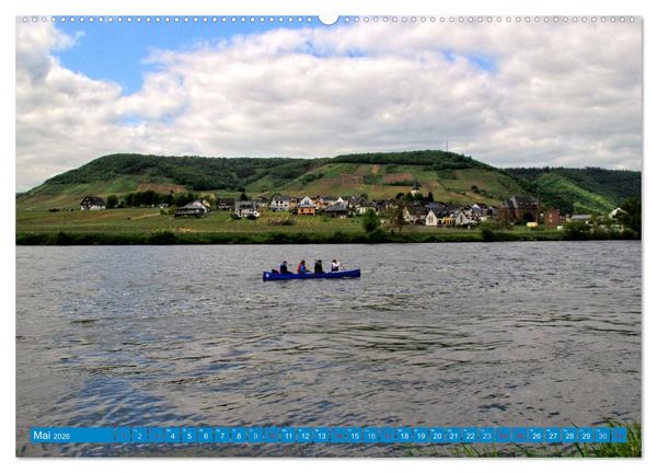 Produktbild: Der wundersch&ouml;nen Mosel entlang &ndash; Von Koblenz bis Trier (Wandkalender 2026 DIN A2 quer), CALVENDO Monatskalender