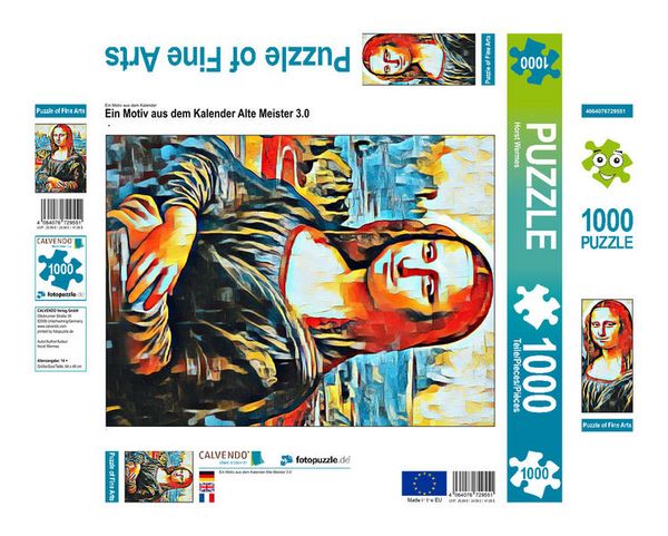 Produktbild: CALVENDO Puzzle Ein Motiv aus dem Kalender Alte Meister 3.0 | 1000 Teile Lege-Gr&ouml;&szlig;e 64x48cm Foto-Puzzle f&uuml;r gl&uuml;ckliche Stunden