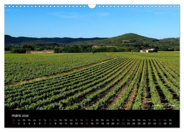 Produktbild: La vall&eacute;e de la C&eacute;ze Gard (Calendrier mural 2026 DIN A3 vertical), CALVENDO calendrier mensuel