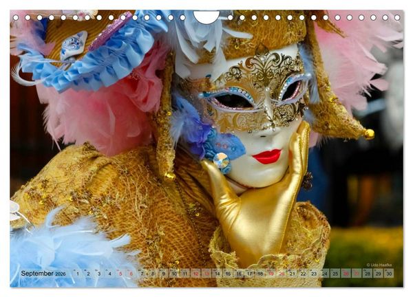 Produktbild: Magie der Masken (Wandkalender 2026 DIN A4 quer), CALVENDO Monatskalender