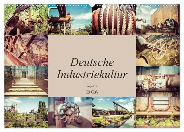 Produktbild: Deutsche Industriekultur (Wandkalender 2026 DIN A2 quer), CALVENDO Monatskalender