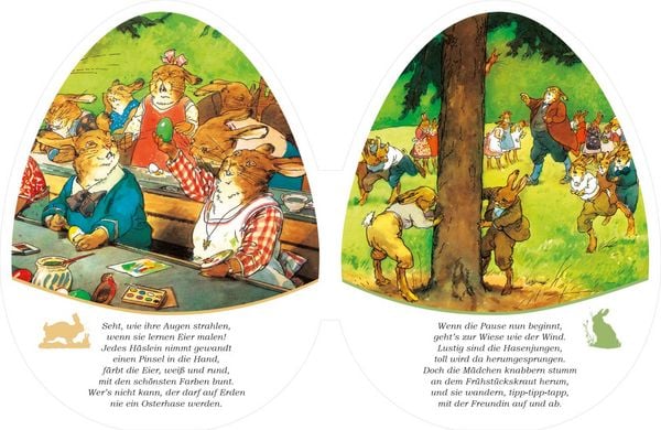 Produktbild: Die H&auml;schenschule: Gro&szlig;es Pappbilderbuch in Ei-Form