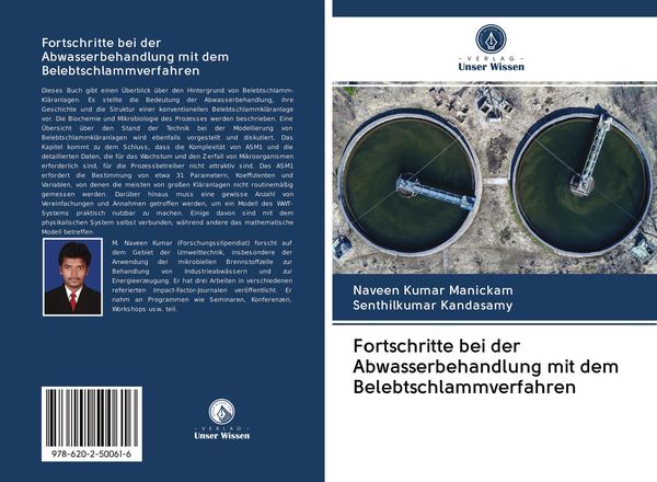 Fortschritte bei der Abwasserbehandlung mit dem Belebtschlammverfahren, Taschenbuch von Naveen Kumar Manickam , Senthilkumar Kandasamy, Sciencia
