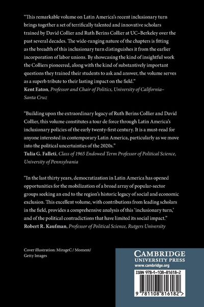 Produktbild: The Inclusionary Turn in Latin American Democracies