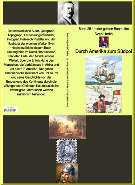 Produktbild: Durch Amerika zum S&uuml;dpol - Band 252 in der gelben Buchreihe - bei J&uuml;rgen Ruszkowski