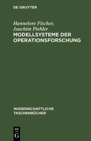 Produktbild: Modellsysteme der Operationsforschung
