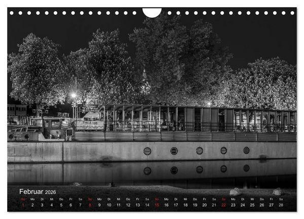 Produktbild: Heilbronn bei Nacht (Wandkalender 2026 DIN A4 quer), CALVENDO Monatskalender