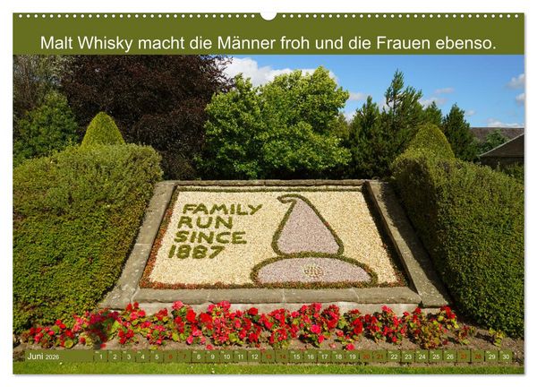 Produktbild: Witzige Whisky-Werbeslogans (Wandkalender 2026 DIN A2 quer), CALVENDO Monatskalender