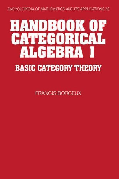 Produktbild: Handbook of Categorical Algebra