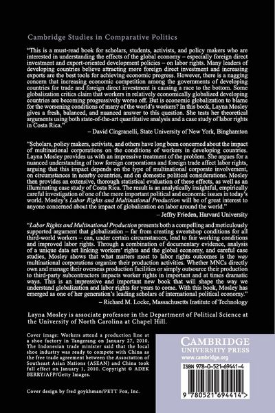 Produktbild: Labor Rights and Multinational Production