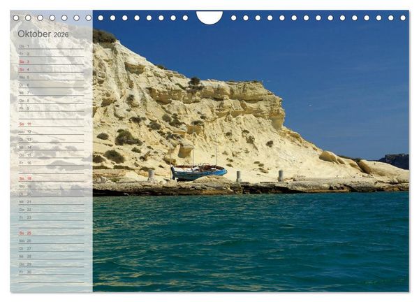 Produktbild: Die sch&ouml;nsten K&uuml;sten Italiens (Wandkalender 2026 DIN A4 quer), CALVENDO Monatskalender