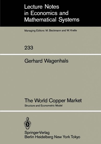 Produktbild: The World Copper Market