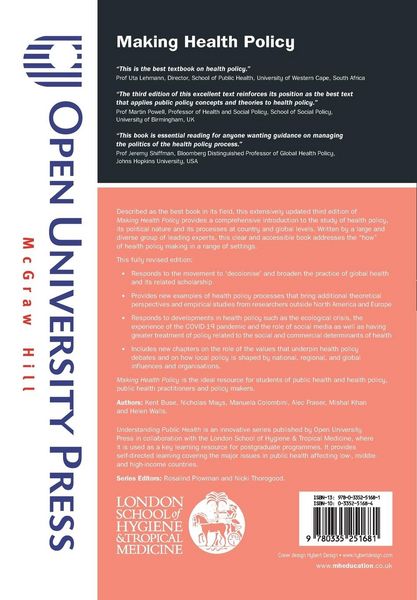 Produktbild: Making Health Policy, 3e