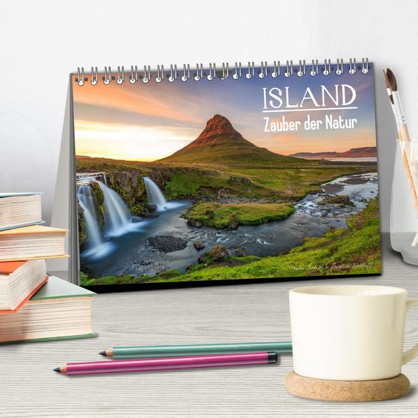 Produktbild: ISLAND - Zauber der Natur (Tischkalender 2026 DIN A5 quer), CALVENDO Monatskalender