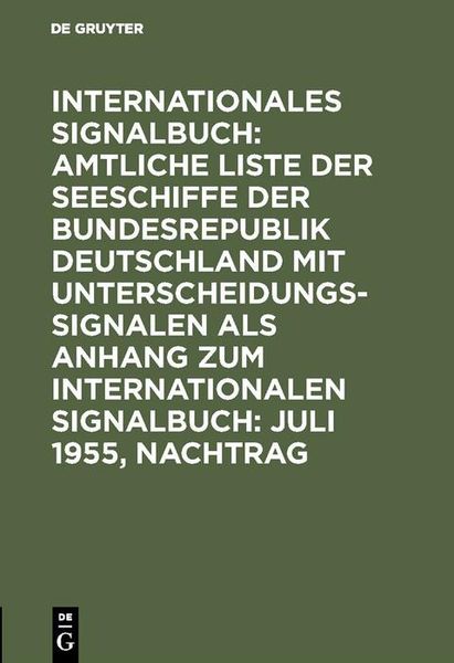 Produktbild: Juli 1955, Nachtrag