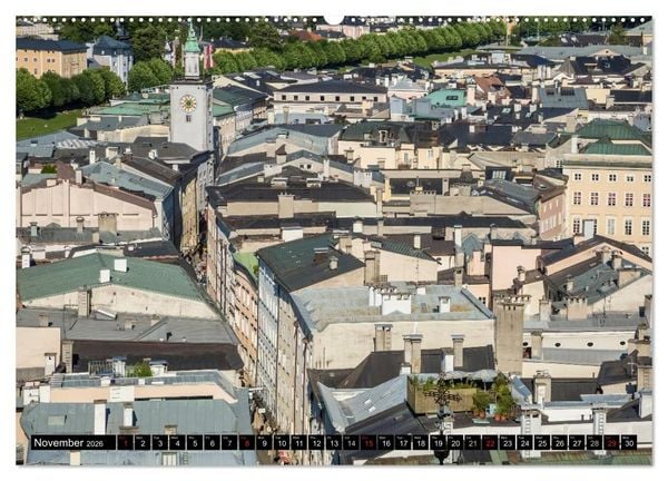 Produktbild: SALZBURG Lovely Old Town (High Quality Premium Wall Calendar 2026 DIN A2 landscape),CALVENDO 12 Month Wall Calendar